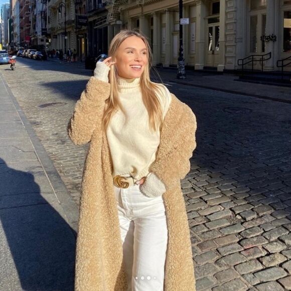 ZARA COATβTEDDY BEAR - Picture 2 of 15